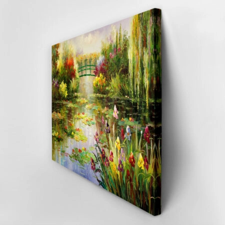 Πινακας σε καμβά WATER LILIES POND - Monet Claude Sticky 3