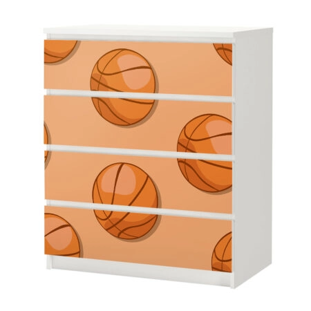 Αυτοκόλλητο Συρταριέρας BASKETBALL - Αυτοκολλητα επιπλων Sticky 3
