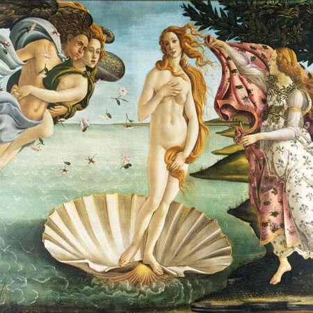 Πινακας σε καμβά BOTTICELLI - THE BIRTH OF VENUS - Botticelli Sandro Sticky 5