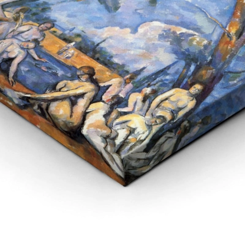 Τετράγωνος Πίνακας CEZANNE - THE BATHERS