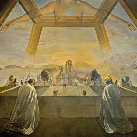 Πίνακας σε καμβά DALI - LAST SUPPER - Salvador Dali Sticky 5