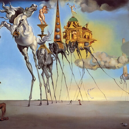 Πίνακας σε καμβά DALI - THE TEMPTATION OF ST ANTHONY - Salvador Dali Sticky 5