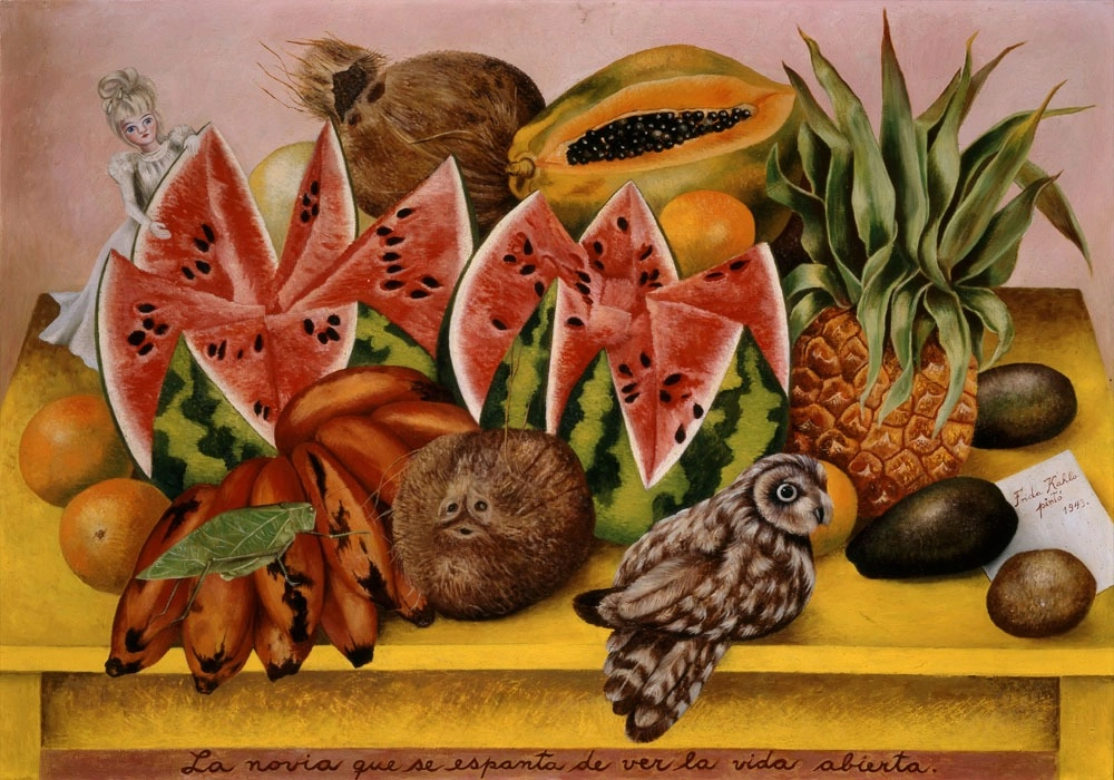Πίνακας σε καμβά FRIDA KAHLO FRUITS OF EARTH