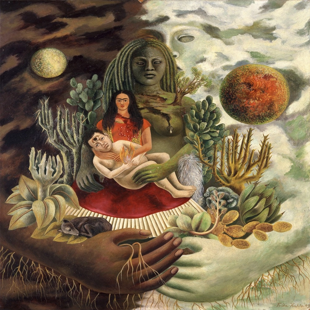 Πίνακας σε καμβά FRIDA KAHLO LOVE EMBRACE