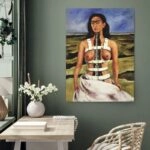 Πίνακας σε καμβά FRIDA BROKEN COLUMN