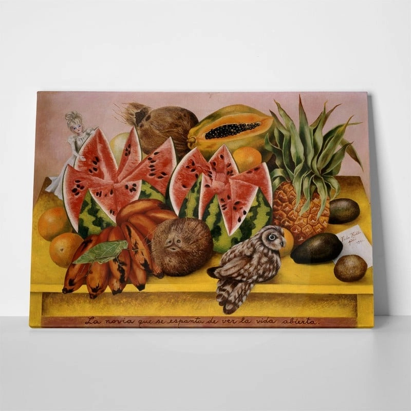 Πίνακας σε καμβά FRIDA KAHLO FRUITS OF EARTH