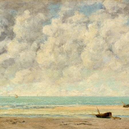 Πινακας Σε Καμβά GUSTAVE COURBET – THE CALM SEA - Gustave Courbet Sticky 4