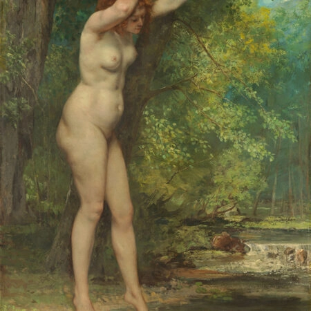 Πινακας Σε Καμβά GUSTAVE COURBET – THE YOUNG BATHER - Gustave Courbet Sticky 5