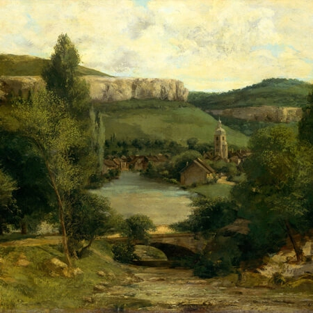 Πινακας Σε Καμβά GUSTAVE COURBET – VIEW OF ORNANS - Gustave Courbet Sticky 5