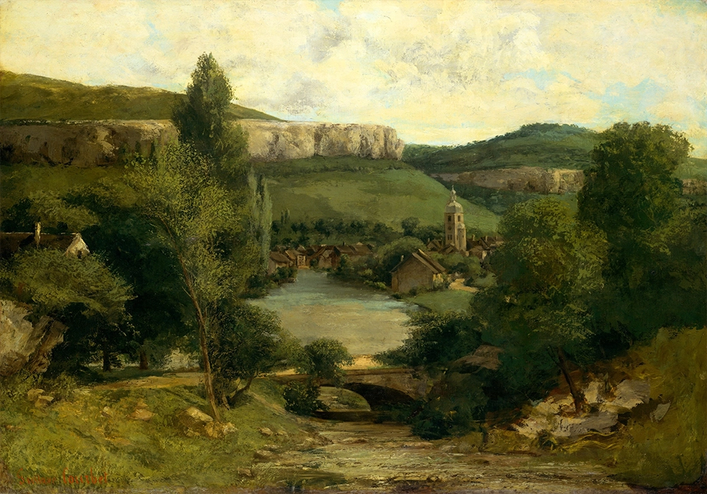 Πινακας Σε Καμβά GUSTAVE COURBET – VIEW OF ORNANS