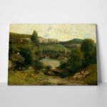 Πινακας Σε Καμβά GUSTAVE COURBET – VIEW OF ORNANS