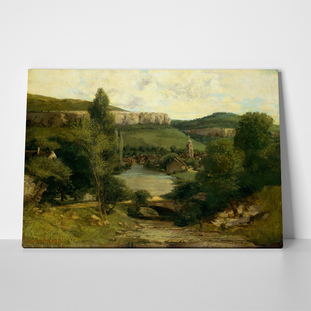 Πινακας Σε Καμβά GUSTAVE COURBET – VIEW OF ORNANS