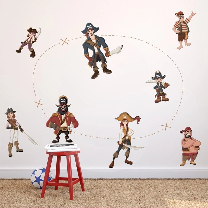 Αυτοκόλλητο τοίχου HERO PIRATES