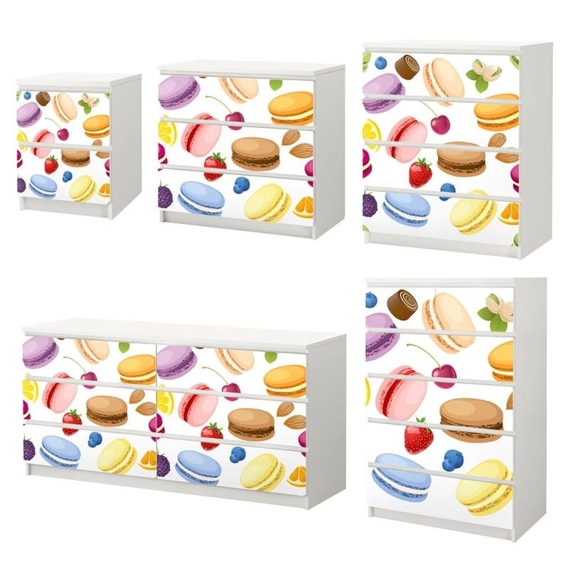 Αυτοκόλλητο Συρταριέρας MACARONS