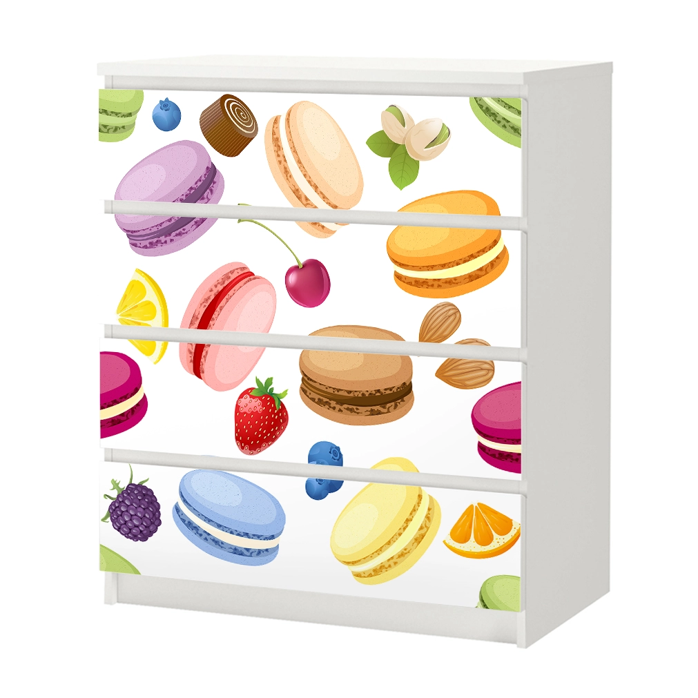 Αυτοκόλλητο Συρταριέρας MACARONS