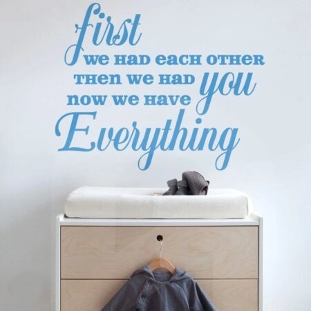 Aυτοκόλλητο τοίχου NOW WE HAVE EVERYTHING
