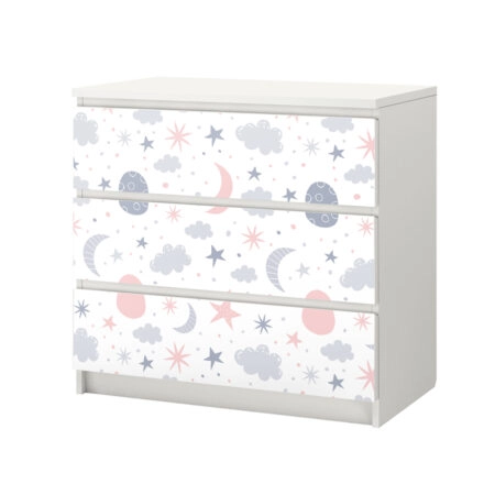 Αυτοκόλλητο Συρταριέρας NURSERY PATTERN - Αυτοκολλητα επιπλων Sticky 2
