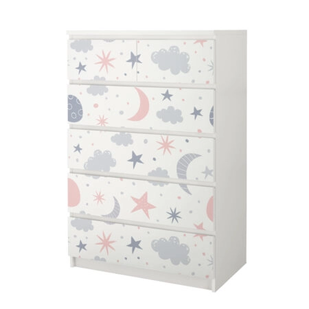 Αυτοκόλλητο Συρταριέρας NURSERY PATTERN - Αυτοκολλητα επιπλων Sticky 4