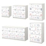 Αυτοκόλλητο Συρταριέρας NURSERY PATTERN