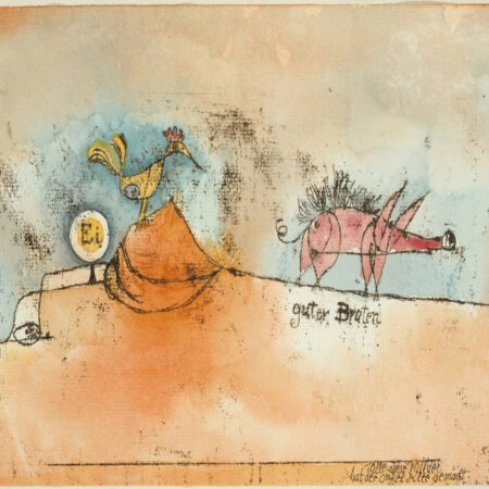 Πίνακας PAUL KLEE - WHERE EGGS AND GOOD ROAST COME FROM - Paul Klee Sticky 4