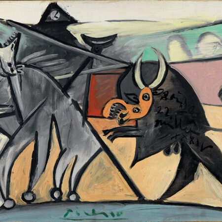 Πίνακας σε καμβά PICASSO - BULLFIGHT - Pablo Picasso Sticky 5