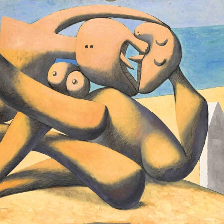 Πίνακας σε καμβά PICASSO - FIGURES AT THE SEASIDE - Pablo Picasso Sticky 5