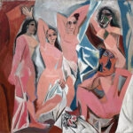 Πίνακας σε καμβά PICASSO - GIRLS OF AVIGNON
