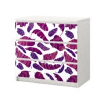 Αυτοκόλλητο Συρταριέρας PURPLE BANANA LEAVES