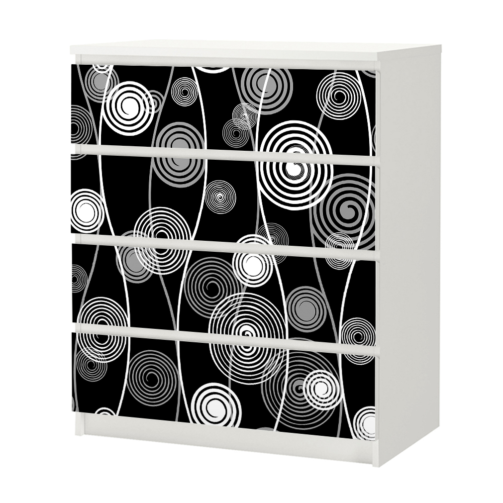Αυτοκόλλητο Συρταριέρας SPIRALS