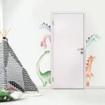 Αυτοκόλλητο τοίχου DINO DOOR