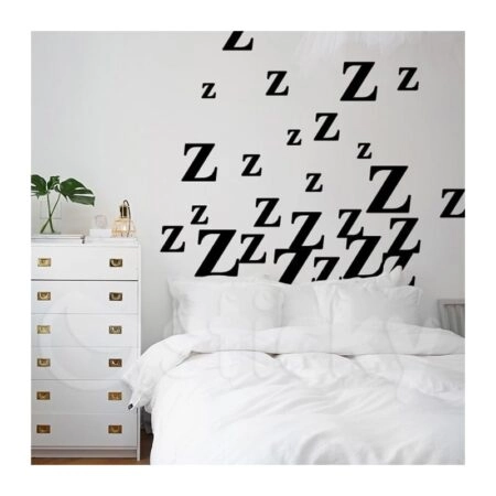 Αυτοκόλλητο τοίχου Zzz - Φράσεις και Γράμματα