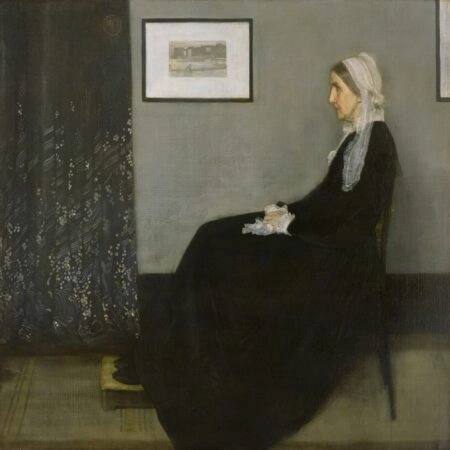 Πίνακας Τετράγωνος JAMES MCNEILL - WHISTLERS MOTHER - Αλλοι ζωγραφοι Sticky 3