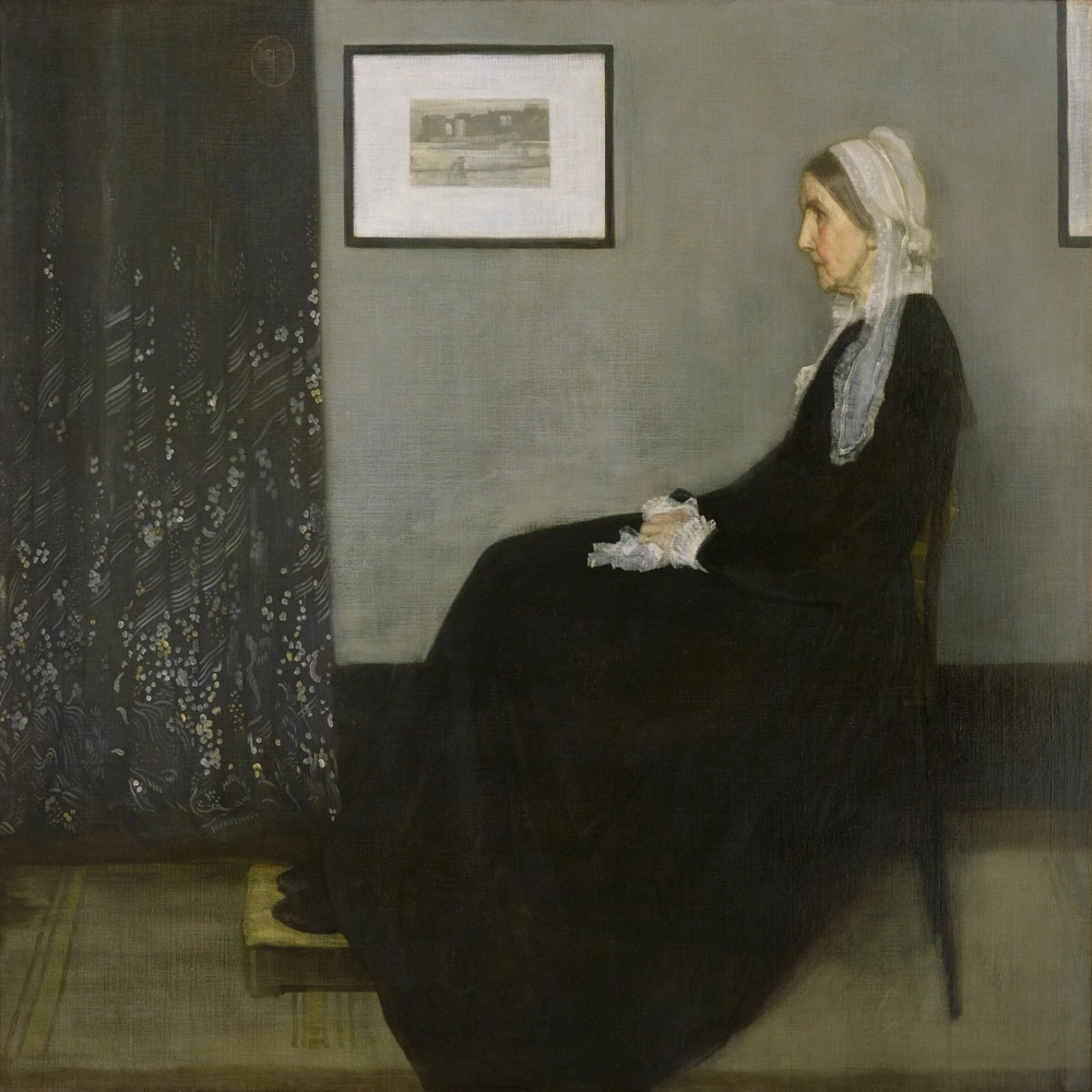 Πίνακας Τετράγωνος JAMES MCNEILL - WHISTLERS MOTHER