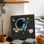 Πίνακας σε καμβά KANDINSKY - SEVERAL CIRCLES