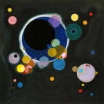Πίνακας σε καμβά KANDINSKY - SEVERAL CIRCLES