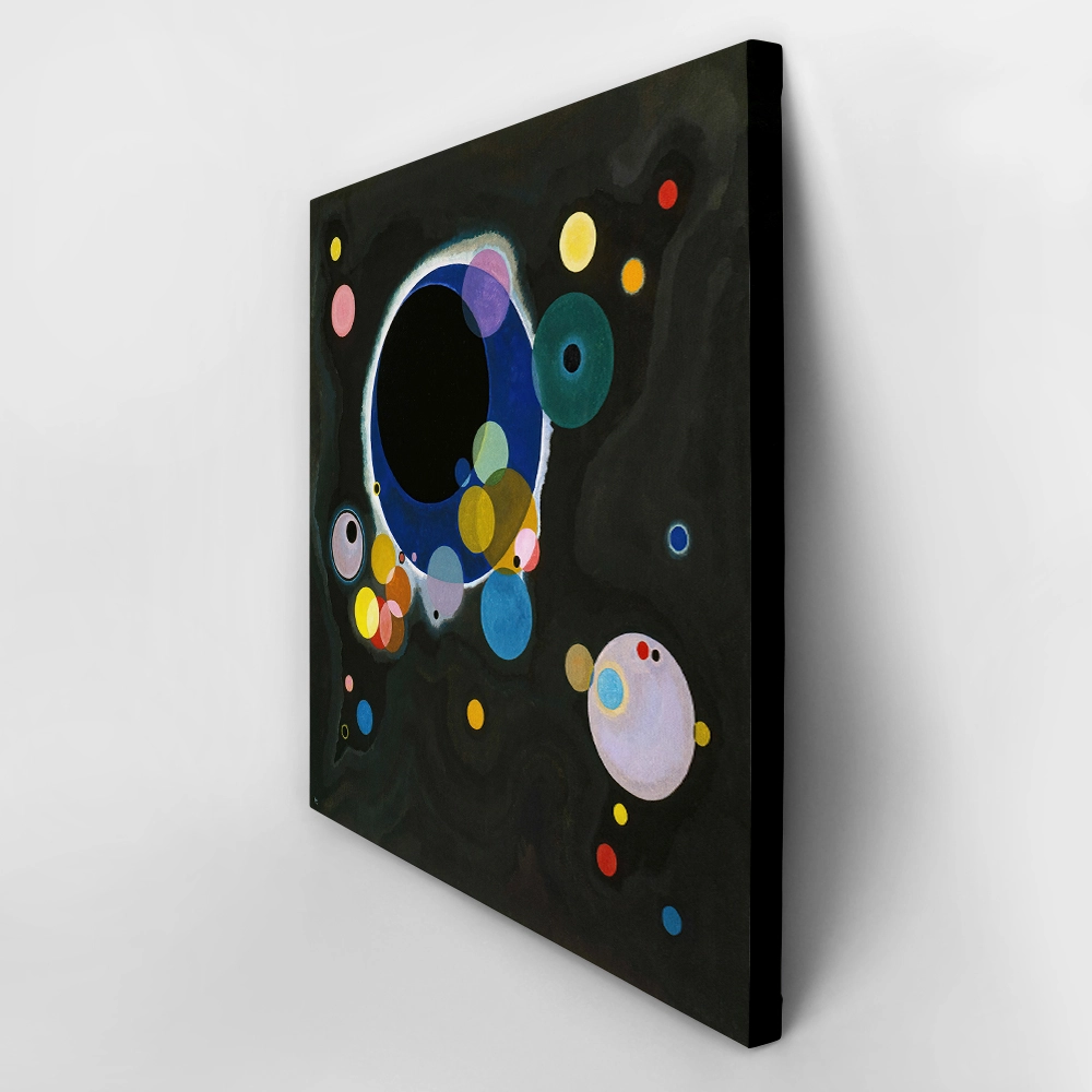Πίνακας σε καμβά KANDINSKY - SEVERAL CIRCLES