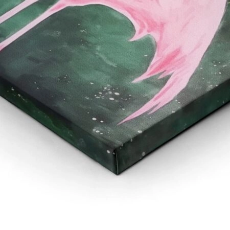 Πινακας σε καμβά WATERCOLOR FLAMINGO - Πουλια Sticky 2