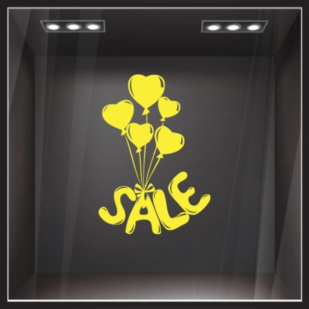 Αυτοκολλητο Εκπτωσεων BALLOON SALES - Αγίου Βαλεντίνου Sticky 5