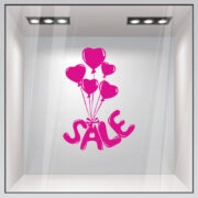 Αυτοκολλητο Εκπτωσεων BALLOON SALES - Αγίου Βαλεντίνου Sticky 2
