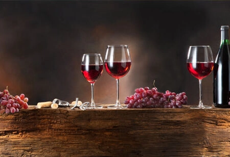 Πίνακας Πανοραμικός BARREL WINE - Food and Drink Sticky 5
