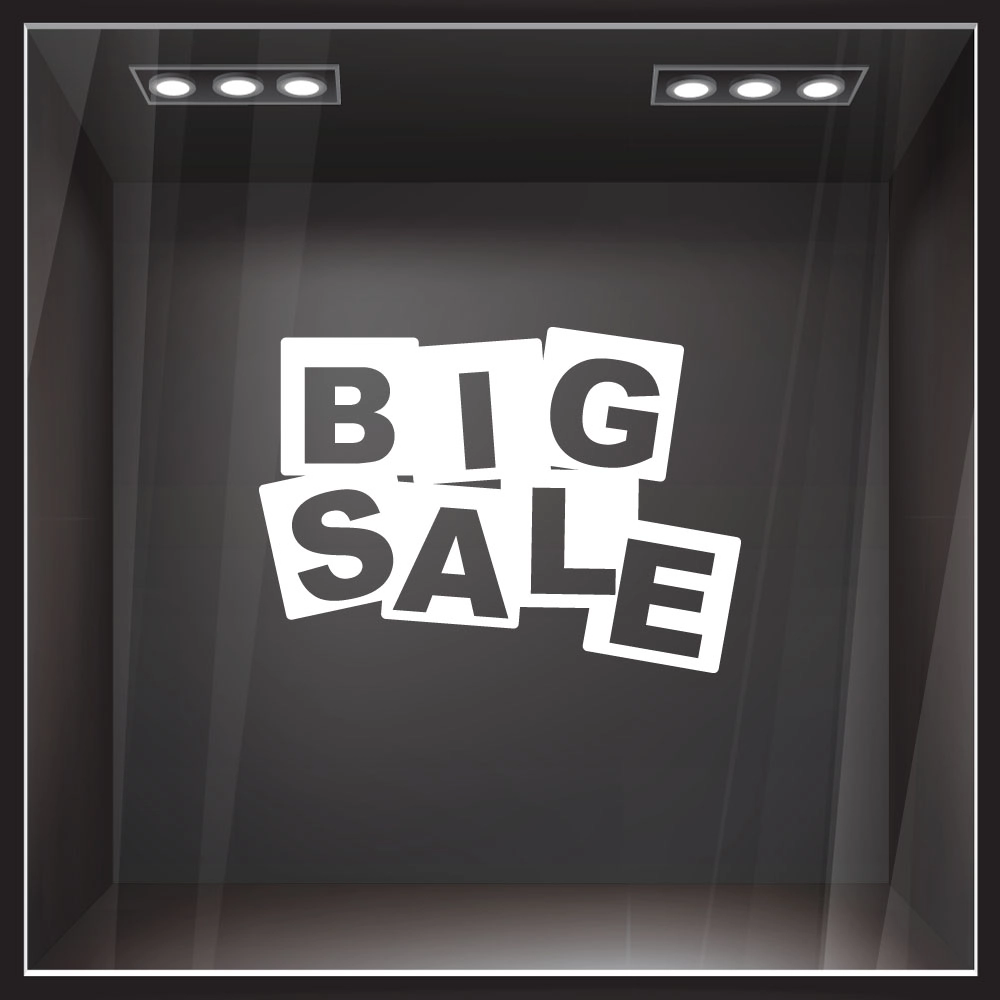Αυτοκολλητο Εκπτωσεων BIG SALE