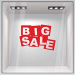 Αυτοκολλητο Εκπτωσεων BIG SALE