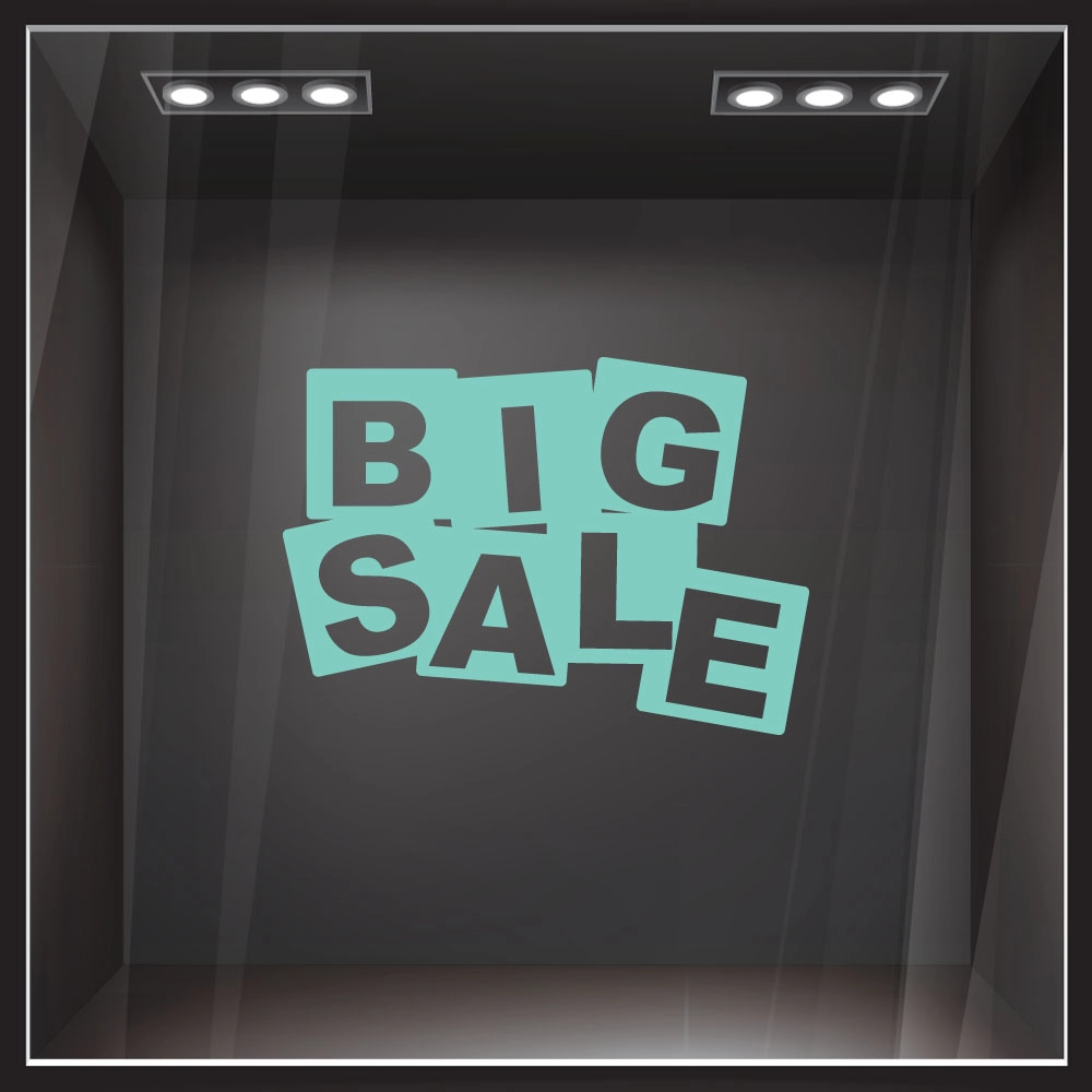 Αυτοκολλητο Εκπτωσεων BIG SALE