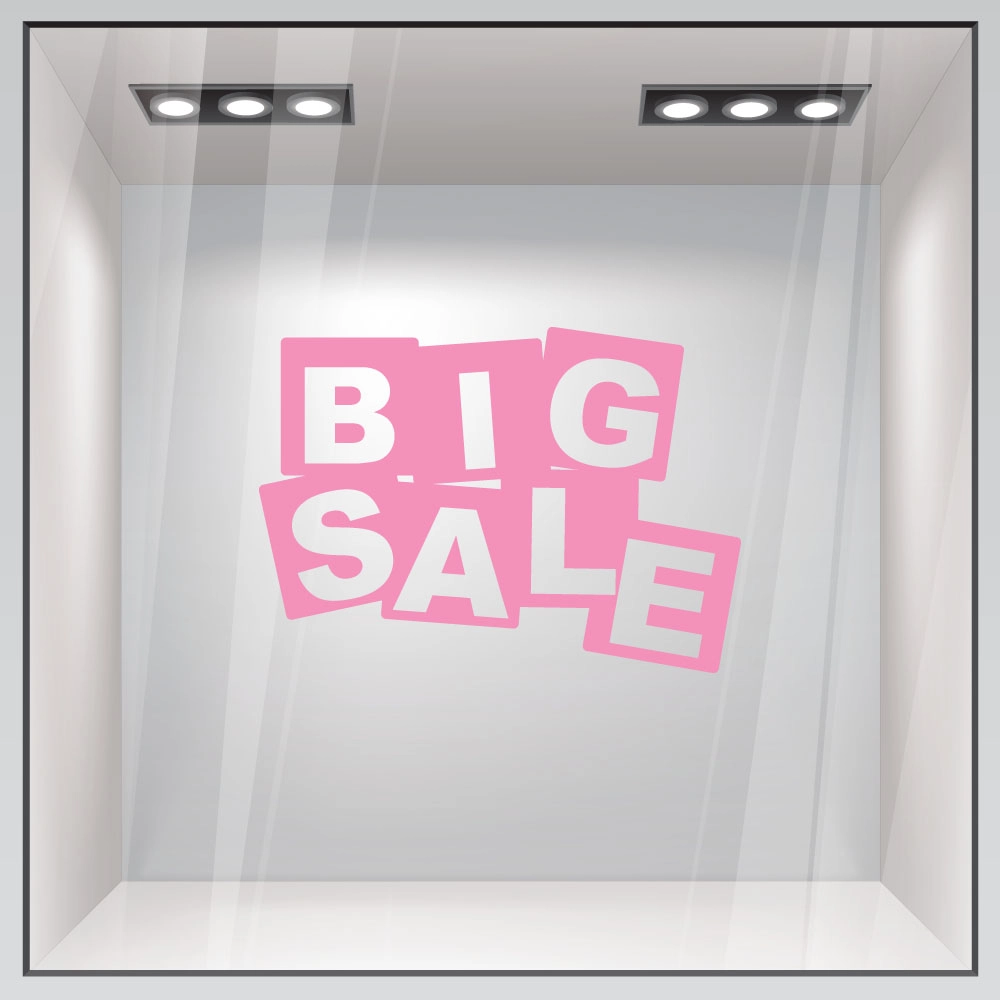 Αυτοκολλητο Εκπτωσεων BIG SALE