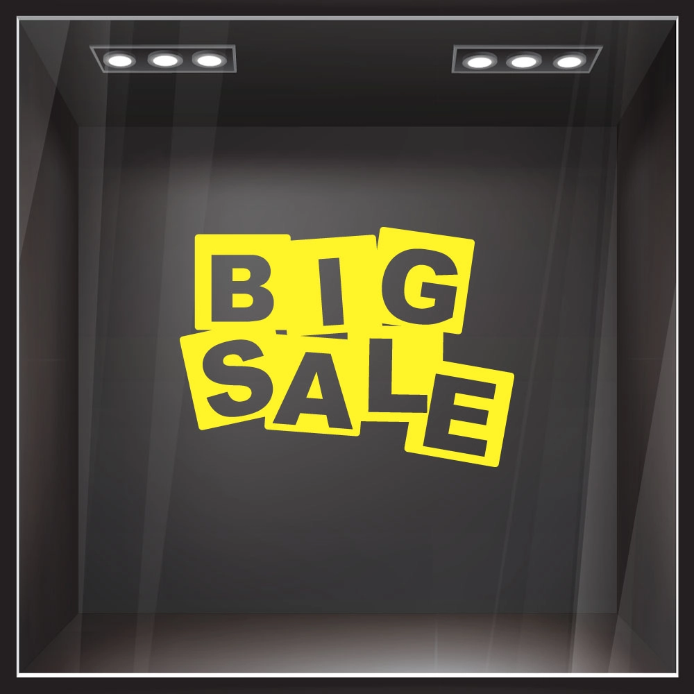 Αυτοκολλητο Εκπτωσεων BIG SALE