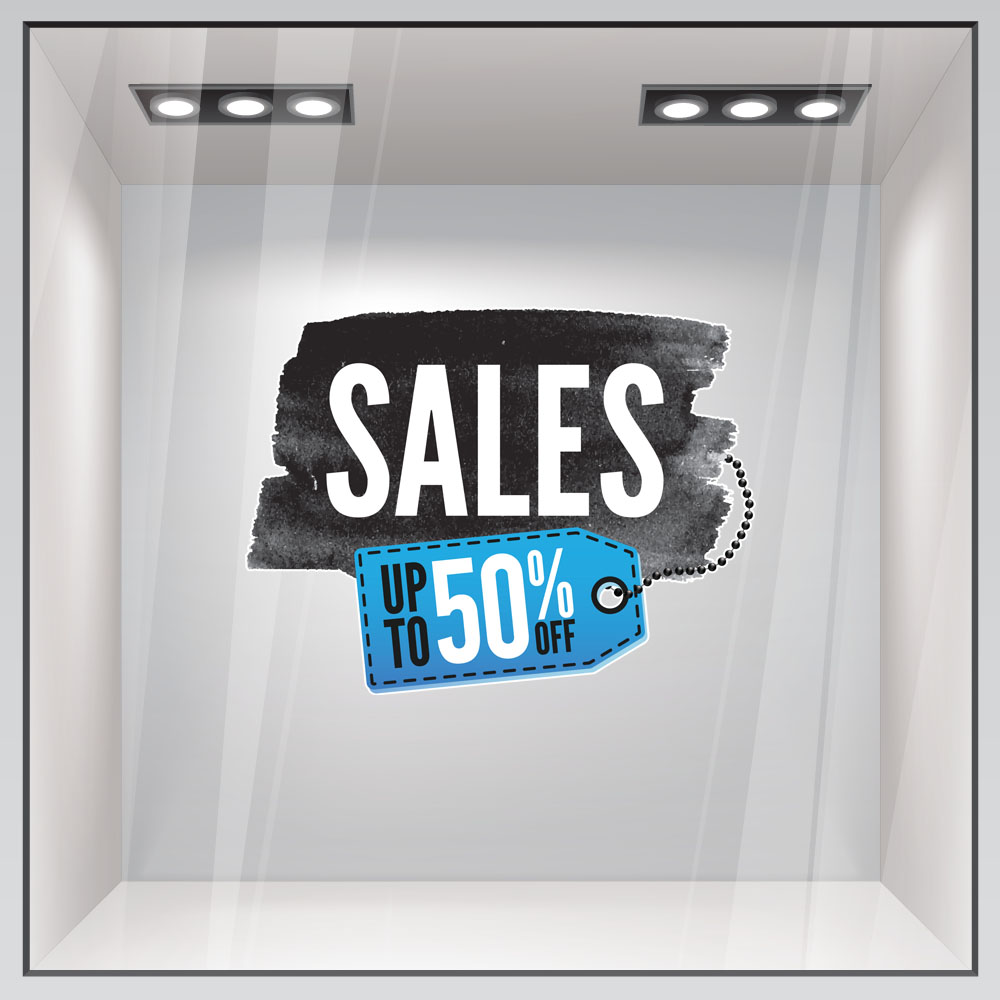 Αυτοκολλητο Εκπτωσεων SALES C59