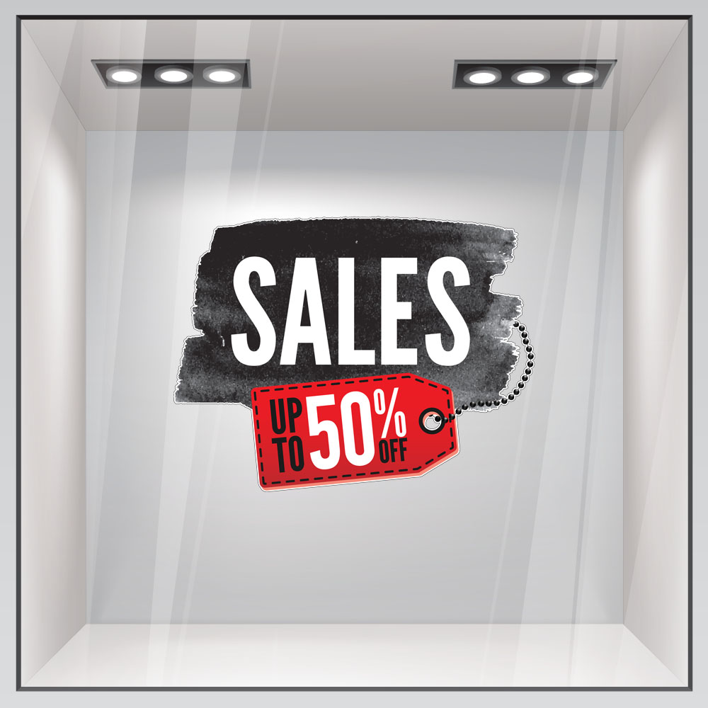 Αυτοκολλητο Εκπτωσεων SALES C59