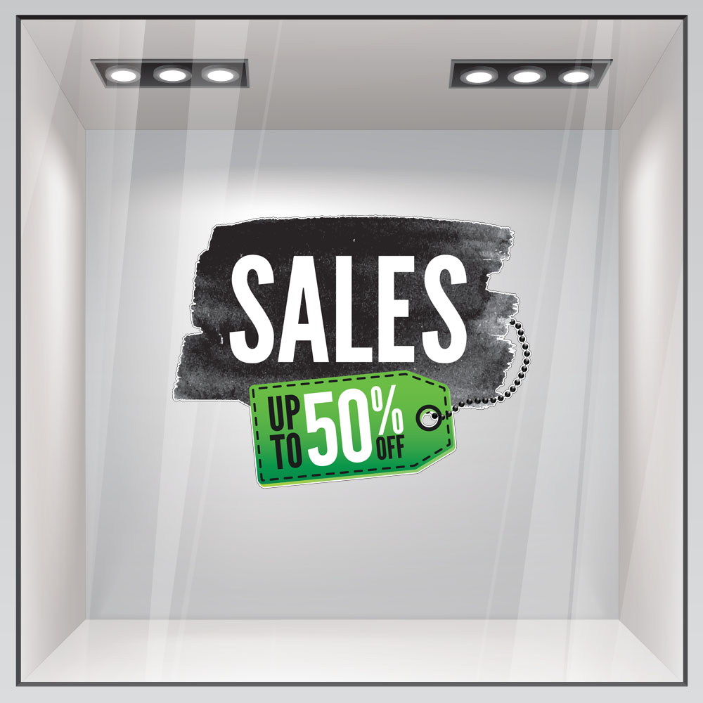 Αυτοκολλητο Εκπτωσεων SALES C59