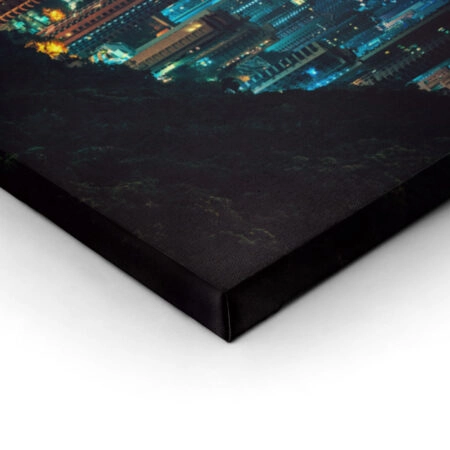 Πίνακας σε καμβά Πανοραμικός CITY LIGHTS - Πολεις και Αρχιτεκτονικη Sticky 2