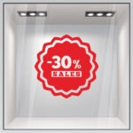 Αυτοκολλητο Εκπτωσεων SALES 50